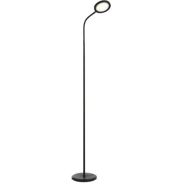 LED επιδαπέδιο φωτιστικό G.LUX, 12W, 3000-5000K, 1100lm, ρυθμιζόμενο, μαύρο