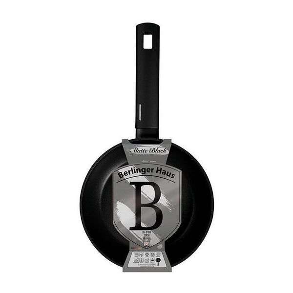 Τηγάνι BERLINGERHAUS MATT BLACK, μαύρο χρώμα, o20 cm