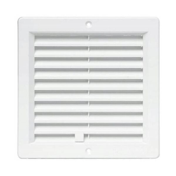 Πλαστική σχάρα εξαερισμού VM150150, 150 x 150 mm, με κάλυμμα