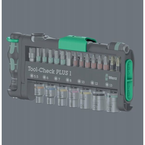 Σετ εργαλείων Wera Tool-Check Combi 1 με θήκη και πένσα Knipex Cobra, 40 τεμ