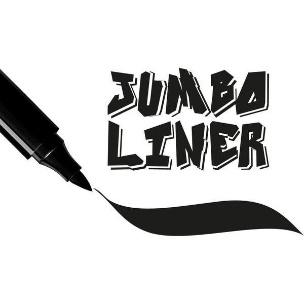 Pupa, Jumbo, Precision, Color Liner, Υγρό Eyeliner, 001, Μαύρο, 2.4 ml Για Γυναίκες