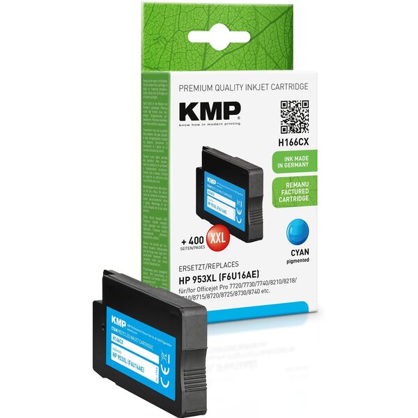 KMP H166CX φυσίγγιο μελάνης Υψηλή (XL) απόδοση Κυανό