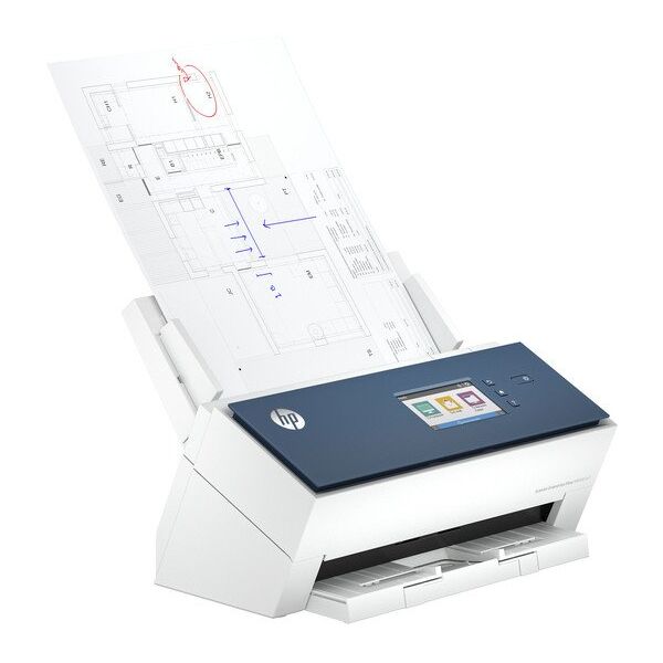 HP ScanJet Enterprise Flow N9000 sn1 - Σαρωτής εγγράφων - CMOS / CIS - Διπλής όψης - A3/Ledger - 600 dpi x 600 dpi - έως 80 σελίδες/λεπτό (μονόχρωμο) / έως 80 σελίδες/λεπτό (έγχρωμο) - αυτόματος τροφοδότης εγγράφων (100 φύλλα) - έως 30000 σαρώσεις
