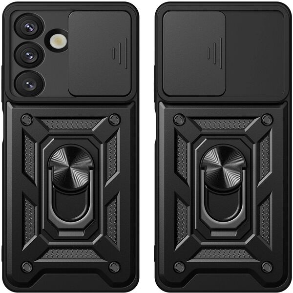 Θήκη Hybrid Armor Camshield με βάση και προστασία κάμερας για το OnePlus Ace Pro 5G / 10T 5G - μαύρο