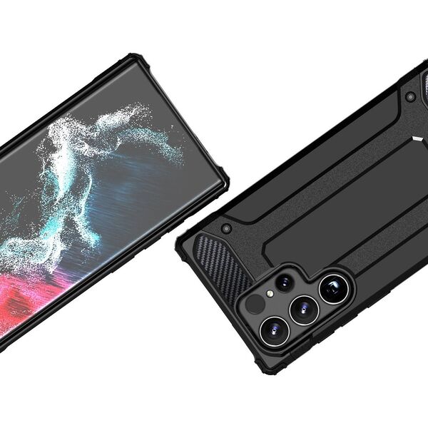 Θήκη Hybrid Armor για Xiaomi Redmi Note 14 Pro 4G / 5G / Poco X7 - μαύρο