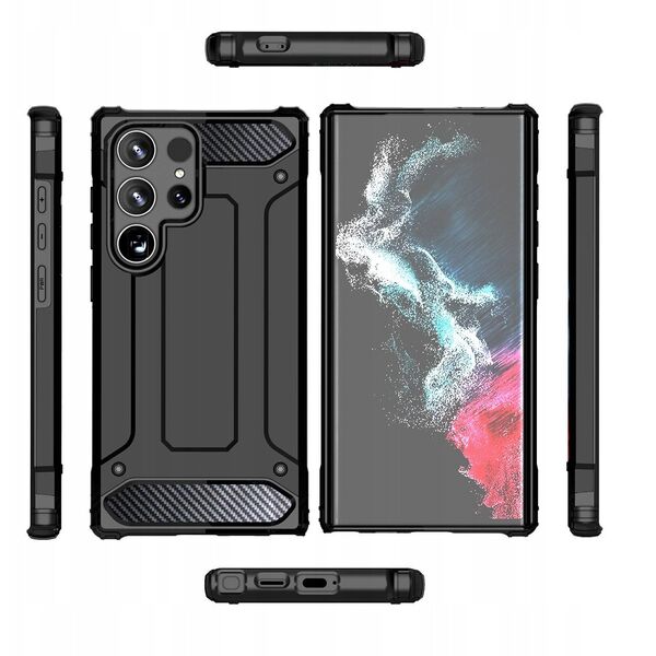 Θήκη Hybrid Armor για Xiaomi Redmi Note 14 Pro 4G / 5G / Poco X7 - μαύρο