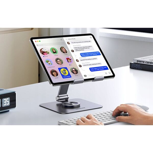 Περιστρεφόμενη βάση για tablet UGREEN LP894 360° (γκρι)