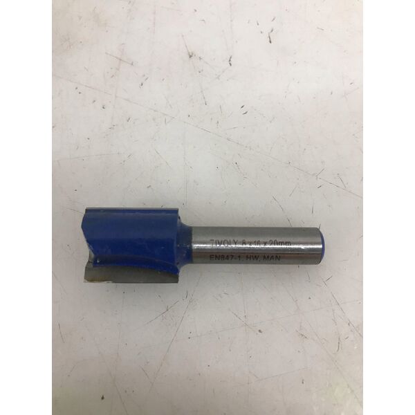 Κοπτικό ευθείας σχισμής, 16x8 mm, 8mm στέλεχος