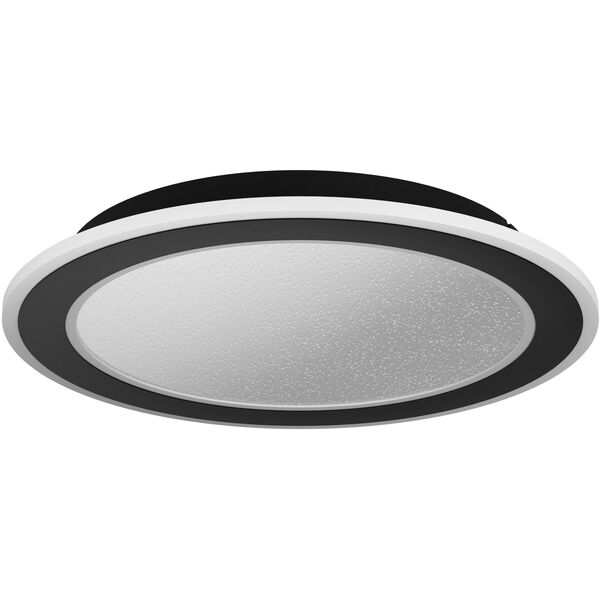 Φωτιστικό οροφής LED EGLO MACCHIONI, 24W, 2700-6500K, 2400lm, μαύρο, O38cm με τηλεχειριστήριο