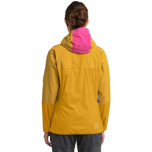 Γυναικείο ζεστό μπουφάν Haglofs L.I.M Alpha Hood - ultra pink/autumn leaves