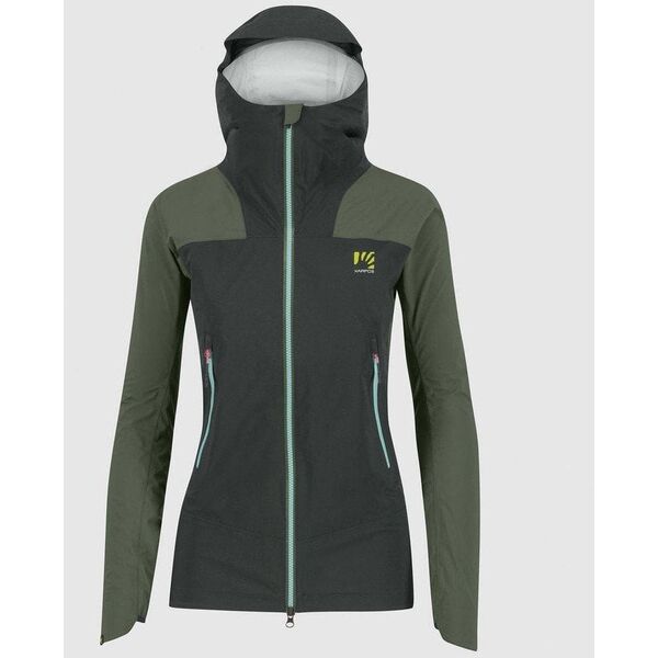Kurtka damska Karpos Valsesia Shell Jacket - black sand/thyme