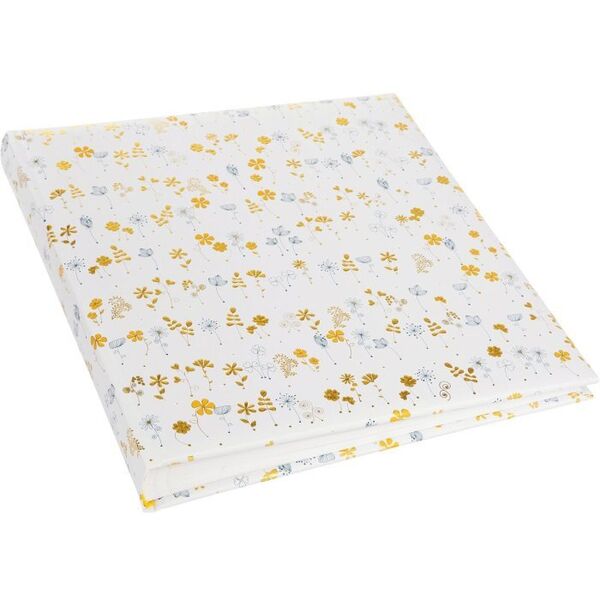 Albumas GOLDBUCH 27448 LITTLE FLOWERS WHITE 30x31/60psl. kampuciai/lipdukai, knyginio risimo, balti lapai
