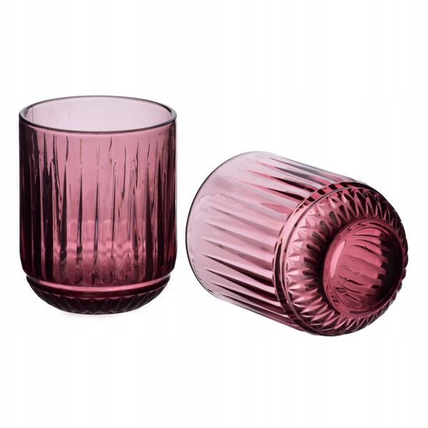ELISE PURPLE Σετ 4 ποτήρια 260ml7,5x9,4cm