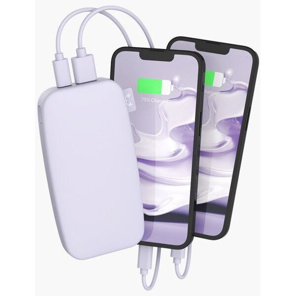 Fresh 'n Rebel 2PB12100DL φορητός φορτιστής 12000 mAh Λιλά