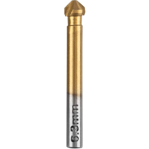 Wiertła fazujące stożkowe pogłębiacze TiN, 6.3-20.5 mm, zestaw 6 szt.