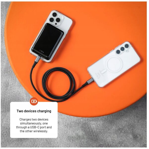Fixed MagZen 10 Pro με ασύρματη φόρτιση Qi2 και υποστήριξη MagSafe 10000 mAh μαύρο