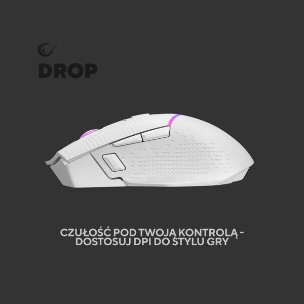 Rampage ασύρματο ποντίκι DROP M3 λευκό