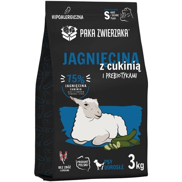 Paka Zwierzaka Έβδομος Ουρανός Αρνί με κολοκύθι ''S'' 3kg