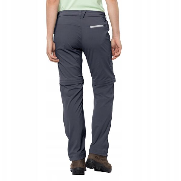 Jack Wolfskin Overland Zip Away Pants W 1506133-1388 Granatowe 34
