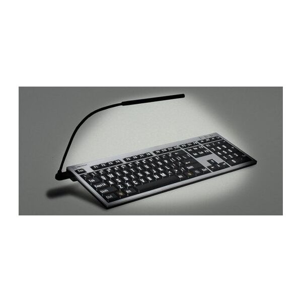 Logickeyboard LL-BLACK, Λάμπα, Μαύρο