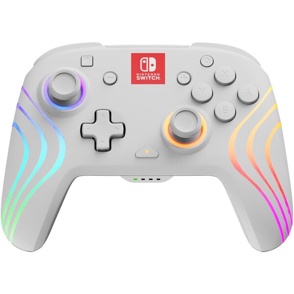 Ασύρματο χειριστήριο PDP Afterglow Wave Nintendo Switch, λευκό