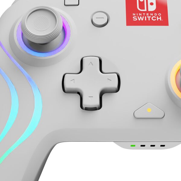 Ασύρματο χειριστήριο PDP Afterglow Wave Nintendo Switch, λευκό