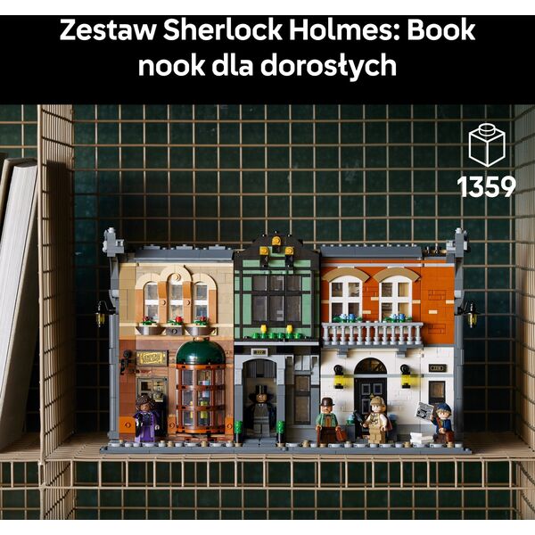10351 LEGO® Icons Γωνιά Βιβλίων Σέρλοκ Χολμς