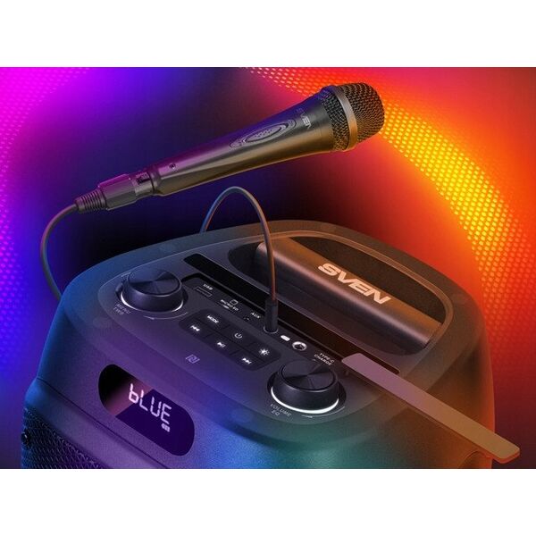 SVEN PS-850 (100W TWS Bluetooth FM USB microSD LED-display 8000mAh)