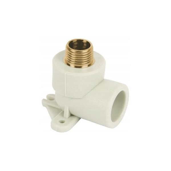 Γωνία GZ με κρεμάστρα 20 x 1/2 PP-R (1 πακέτο 50 τεμ)