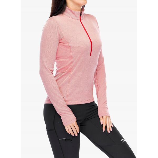 Γυναικεία μπλούζα Berghaus MTN Guide LS HZ - haute red/goji berry