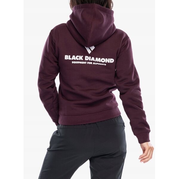 Γυναικεία μπλούζα με κουκούλα Black Diamond Equipment For Alpinists PO Hoody - μπορντό