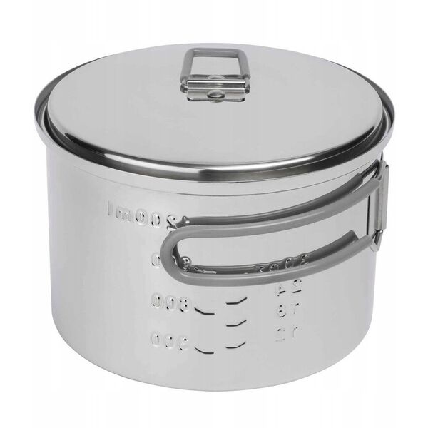 Τουριστική κατσαρόλα Esbit Outdoor Pot 1600 ml - ανοξείδωτο ατσάλι