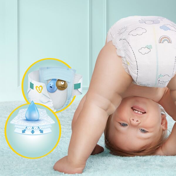 Πάνες μιας χρήσης Pampers Premium Care Tape 6 (13-18 kg), 128 τεμ.