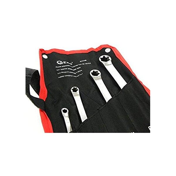 Γυαλισμένα κλειδιά Oczkowe-Torx 4el.E6-E24(40)