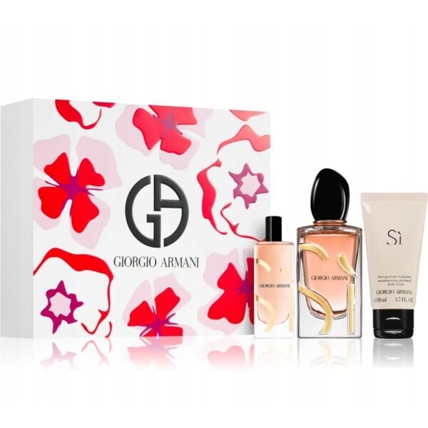GIORGIO ARMANI Si Intense EDP σπρέι 100ml + BODY LOTION 50ml + EDP σπρέι 15ml