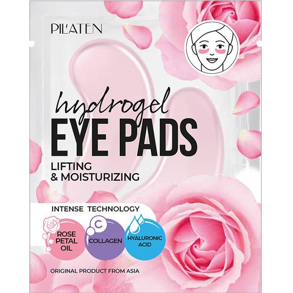 PILATEN_Hydrogel Eyepads υδρογέλη επιθέματα ματιών με κολλαγόνο και υαλουρονικό οξύ 6g