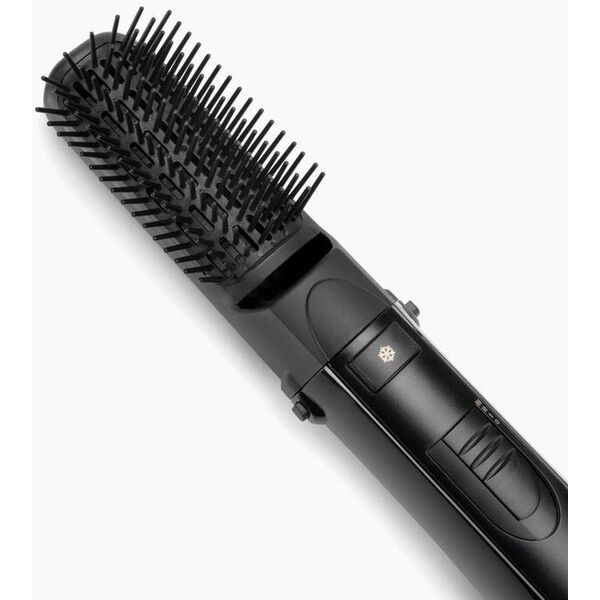 BaByliss AS122E, Hot air brush, Warm, Buttons, Black, Rose gold, Ceramic, 2.2 m