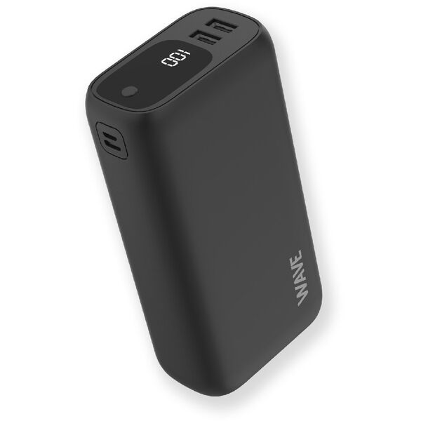 Wave Ultrapower φορητός φορτιστής, 30,000 mAh, μαύρο