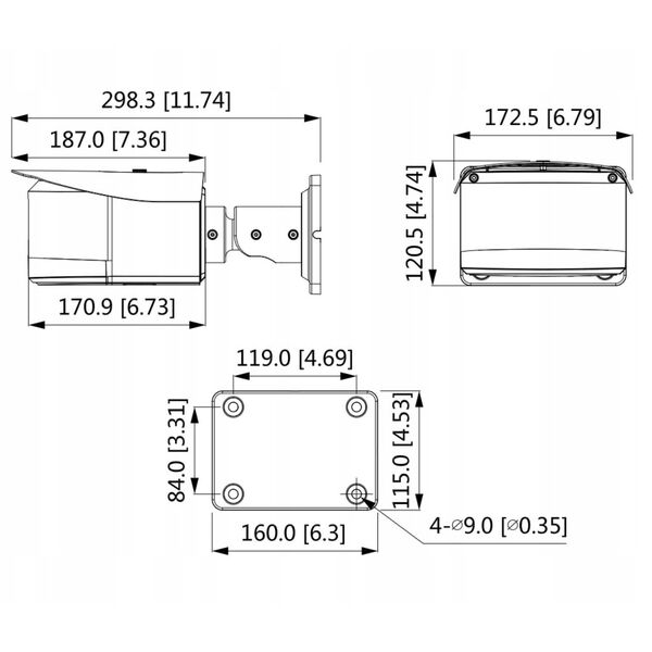 ΚΑΜΕΡΑ ΑΝΤΙΒΑΝΔΑΛΙΣΤΙΚΗ IP IPC-PFW83242-A180-E4 ΠΑΝΟΡΑΜΙΚΗ - 32&nbsp|Mpx, 4&nbsp|x 2.8&nbsp|mm DAHUA