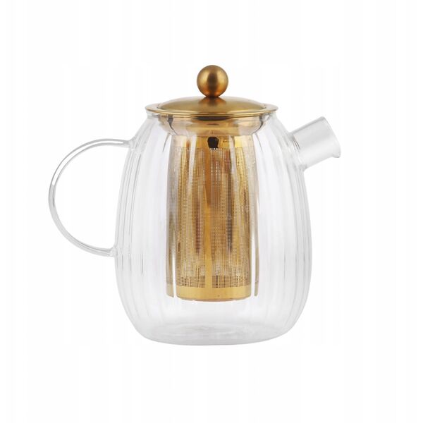 Vialli Design - Tulip κανάτα με ατσάλινο φίλτρο χρυσό ματ 1λ