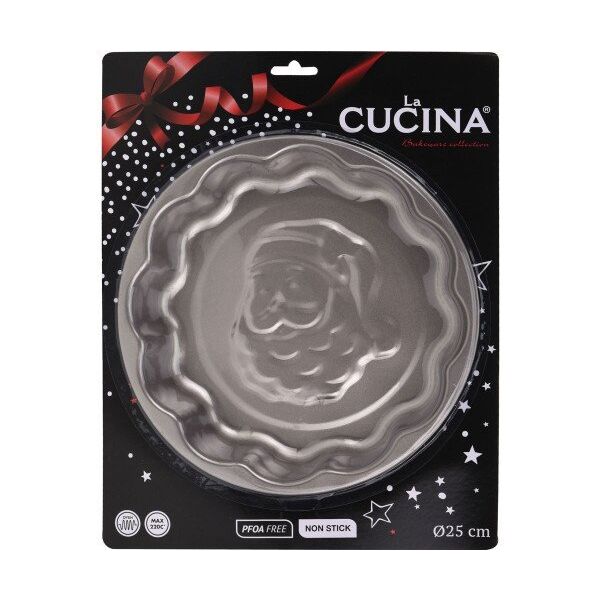 Φόρμα ψησίματος με μοτίβο Άγιου Βασίλη, La Cucina, Ø 25 cm