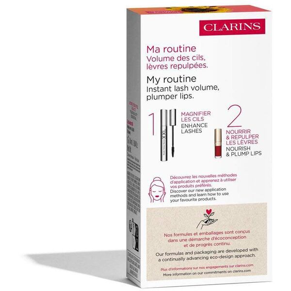 CLARINS ΣΕΤ (MASCARA WONDER VOLUME XXL 8ML + LIP COMFORT OIL #03 CHERRY 1,4ML)