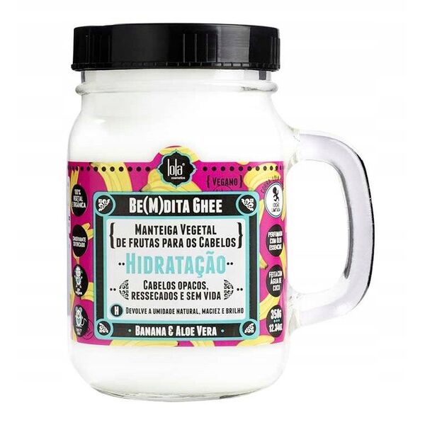 Μάσκα Ενυδάτωσης Lola Cosmetics BE(M)DITA GHEE Μπανάνα και Αλόη Βέρα 350 γρ