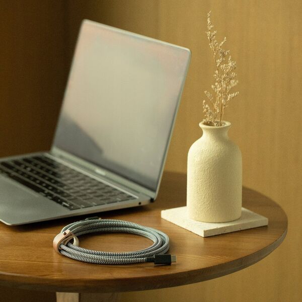 Native Union Belt Cable XL 100W - kabel USB-C - USB-C, 3 m (zebra)