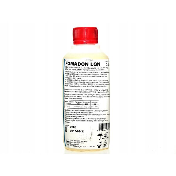 Εμφάνιση φιλμ Foma Fomadon LQN 250ml