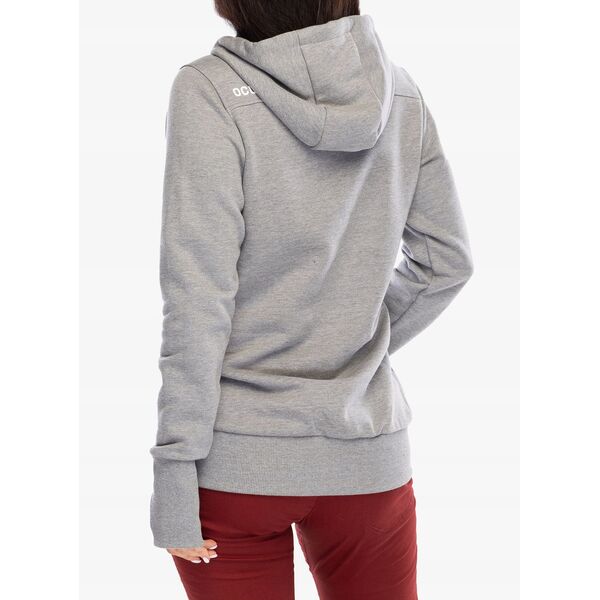 Γυναικεία μπλούζα με κουκούλα Ocun Hoodie - γκρι paloma/silverscone