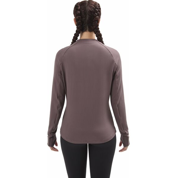 Γυναικεία μπλούζα για τρέξιμο NNormal Trail Long Sleeve - μωβ/μωβ