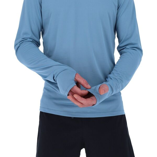 Μπλούζα τρεξίματος Inov-8 Performance Long Sleeve - μπλε γκρι/σχιστόλιθος