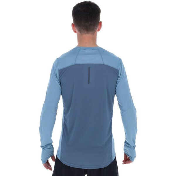Μπλούζα τρεξίματος Inov-8 Performance Long Sleeve - μπλε γκρι/σχιστόλιθος