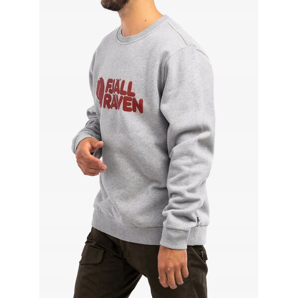 Φούτερ Fjallraven Logo - γκρι/μελανζέ